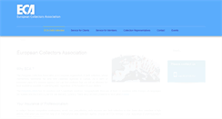Desktop Screenshot of europeancollectors.org